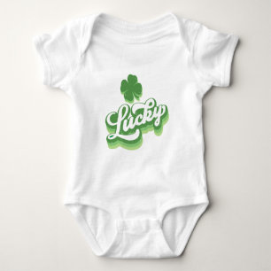 Lucky Kleeblatt St Patrick's Day Irish Baby Strampler