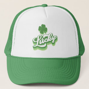 Lucky Kleeblatt St Patrick's Day Irish Truckerkappe