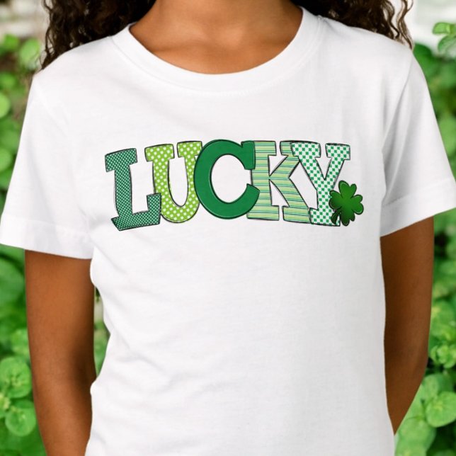 Lucky Kleeblatt St Patrick's Party T-Shirt (Von Creator hochgeladen)