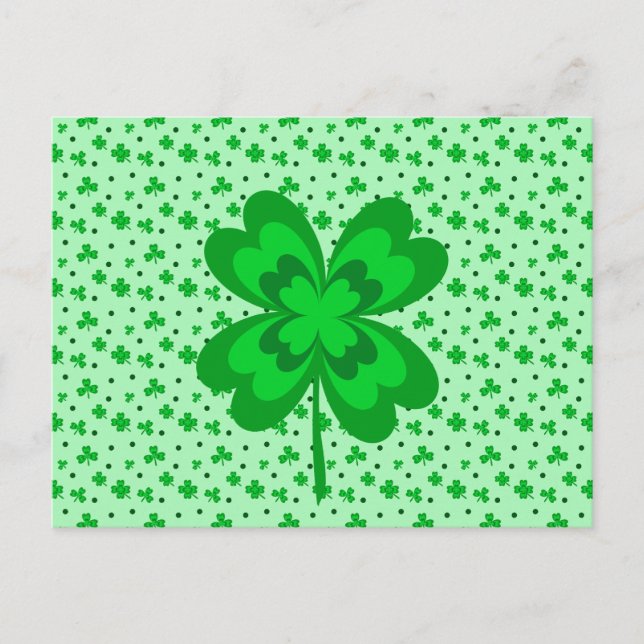 Lucky Kleeblatts St. Patrick's Day Party Einladung (Vorderseite)