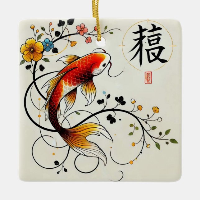 Lucky Koi Ornament (Vorderseite)