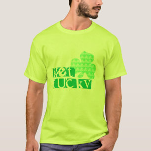Lucky L Clover Kleeblatts St Patty Men T-Shirt