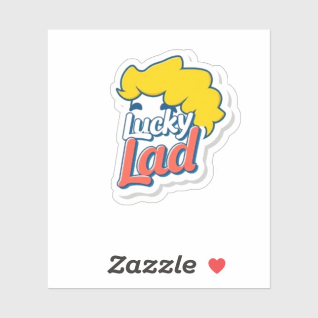 Lucky Lad Irish Pride Holiday Aufkleber (Blatt)