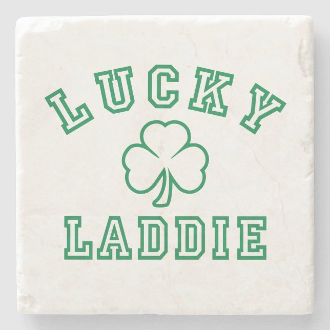 Lucky Laddie Steinuntersetzer (Vorderseite)