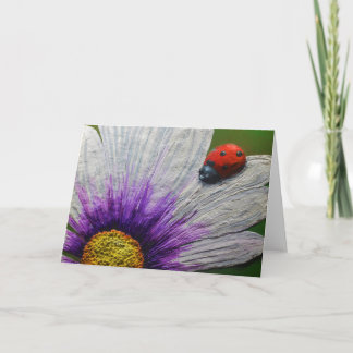 Lucky Lady Greeting Card von Artist Alison Galvan Karte