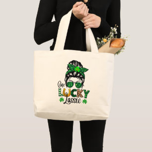 Lucky Lassie St. Paddy's Jumbo Stoffbeutel