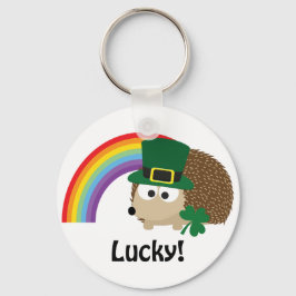 Lucky Leprechaun Igel Schlüsselanhänger