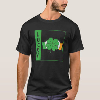 Lucky Leprechaun Irish Clover St Patrick's Day Sha T-Shirt