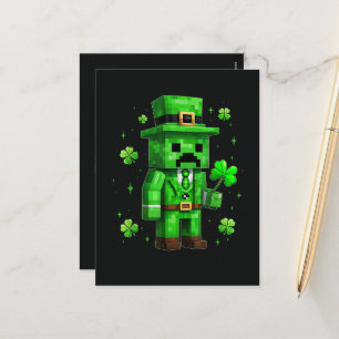 Lucky Leprechaun Lustiger St. Patrick's Day Videos Feiertagspostkarte