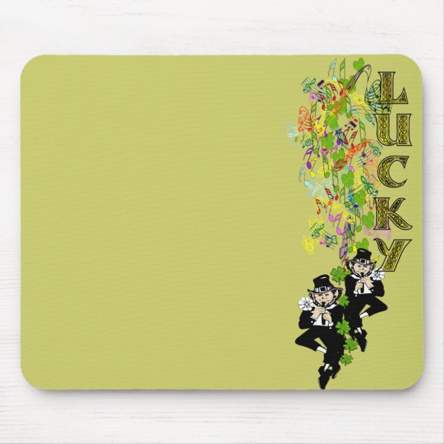 Lucky Leprechaun Mousepad (Vorne)