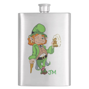Lucky Leprechaun Personalisiert Flask Flachmann