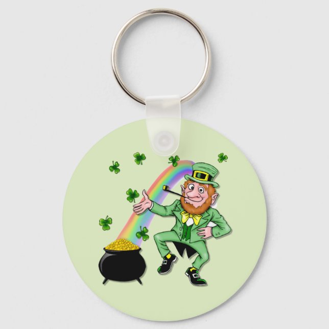 Lucky Leprechaun Schlüsselanhänger (Vorderseite)