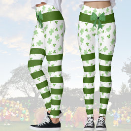 Lucky Leprechaun Socks St. Patricks Day Leggings