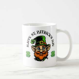 Lucky Leprechaun St. Patrick's Day Kaffeetasse