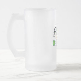 Lucky Leprechaun St. Patrick's Day Mattglas Bierglas