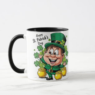 Lucky Leprechaun St. Patrick's Day Tasse
