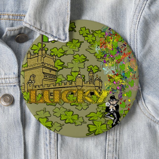 Lucky Leprechaun und seine irische Burg Button (Beispiel)