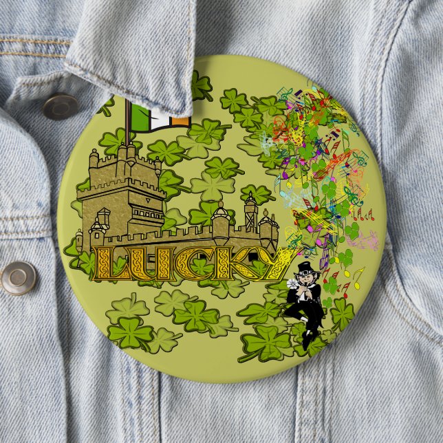 Lucky Leprechaun und seine irische Burg Button (Beispiel)