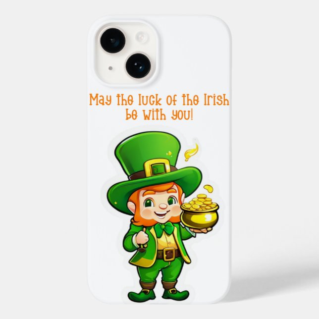 Lucky Leprechauns Schatz Case-Mate iPhone 14 Hülle (Rückseite)