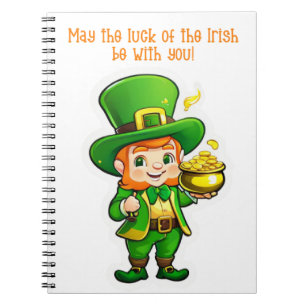 Lucky Leprechauns Schatz Notizblock
