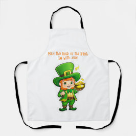 Lucky Leprechauns Schatz Schürze