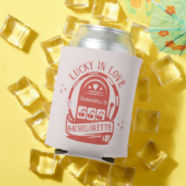 Lucky Liebe Casino Hand Drawn Vegas Bachelorette Dosenkühler