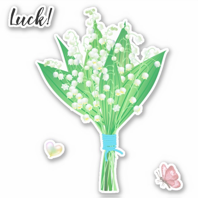 Lucky Lily des Valley Sticker (Vorderseite)
