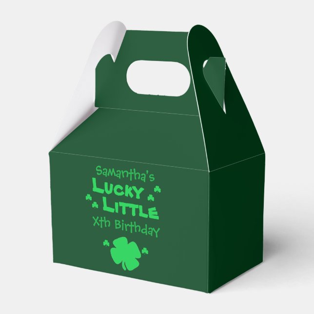 Lucky Little Birthday Geschenkschachtel (Vorderseite)