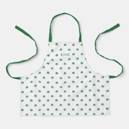 Lucky Little Four Leaf Clovers St. Patricks Day Schürze