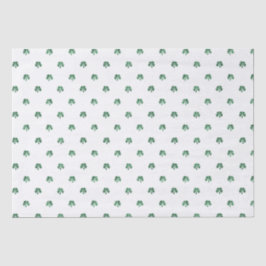 Lucky Little Four Leaf Clovers St. Patricks Day Seidenpapier