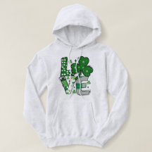 Lucky LOVE St. Patrick’s Day Sweat - shirt à capuc