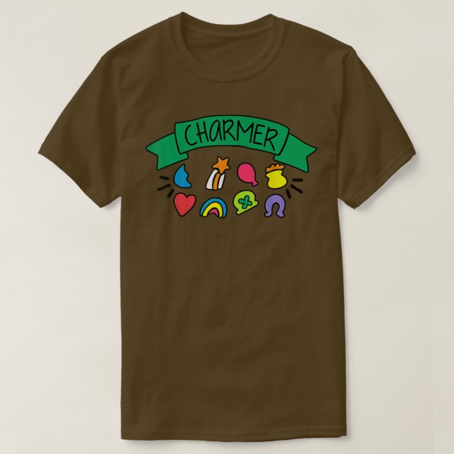 Lucky Luck Charm Charmer St  T-Shirt (Design vorne)