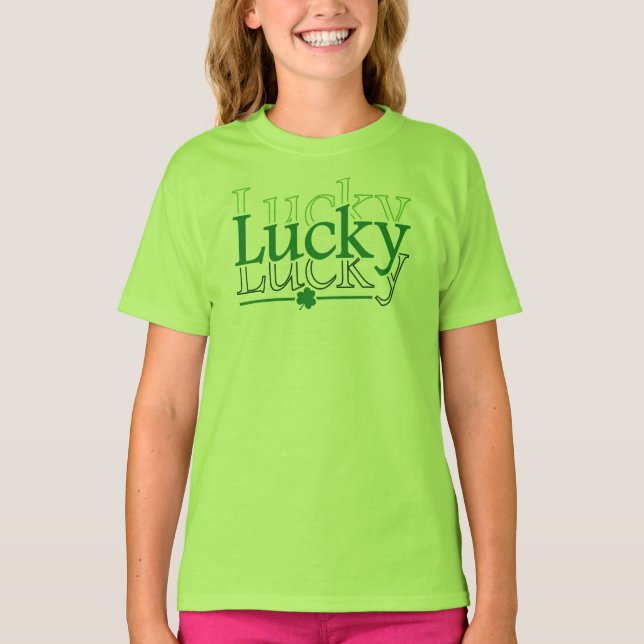 Lucky Lucky Lucky-60678 T-Shirt (Vorderseite)