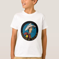 Lucky Luke Cartoon Cowboy im Kreisdesign