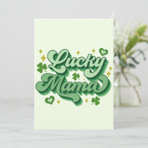 Lucky Mama St Patrick's Day Feiertagskarte
