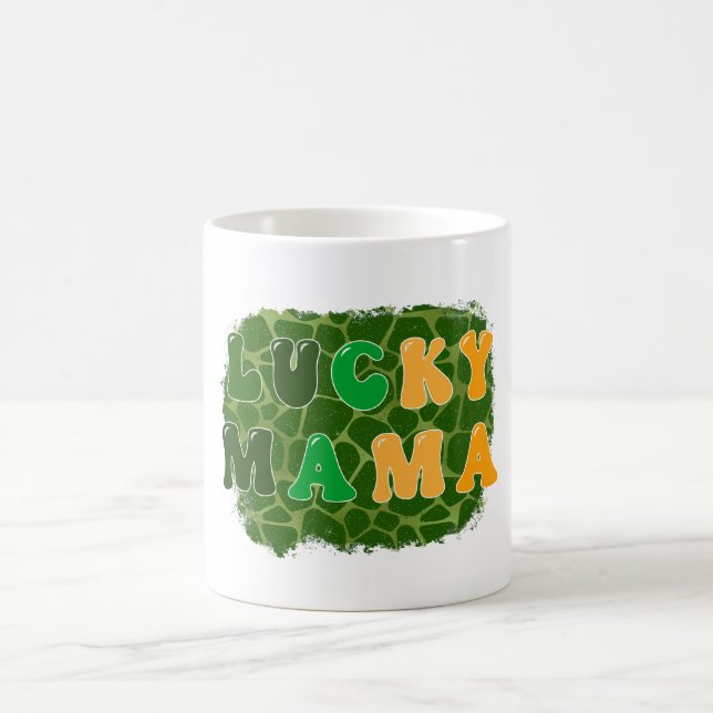 Lucky Mama Sublimation Kaffeetasse (Mittel)
