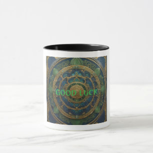 Lucky Mandala Fortune Design Viel Glück Tasse