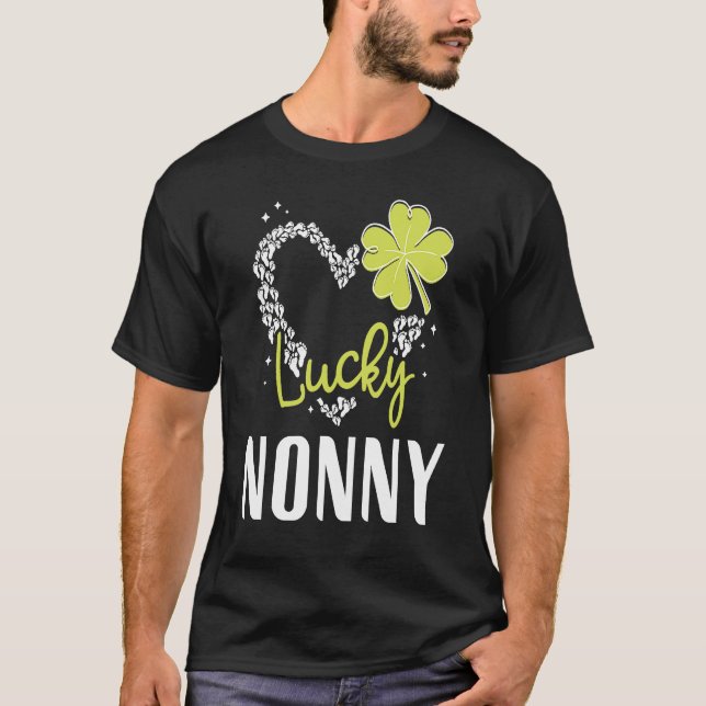 Lucky Nonny  St Patricks Day  womens T-Shirt (Vorderseite)