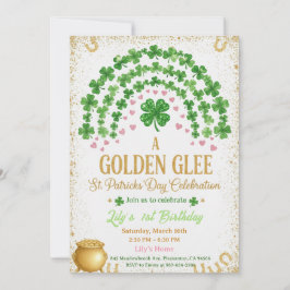 Lucky One 1st Birthday Invitation Einladung