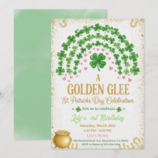 Lucky One 1st Birthday Invitation Einladung