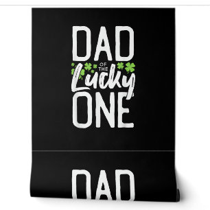 Lucky One First Birthday Dad Family St. Patrick's Tapete
