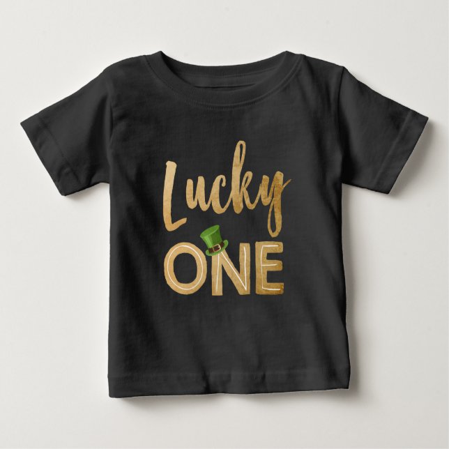 Lucky One St Patrick's Day T-shirt bébé bébé bébé  (Devant)