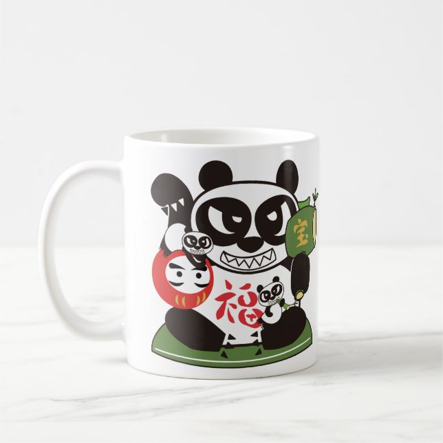 Lucky Panda Gott Kaffeetasse (Links)