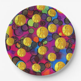 Lucky Pennies Pappteller