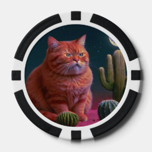 Lucky Pocker Chips für Katzen Liebhaber