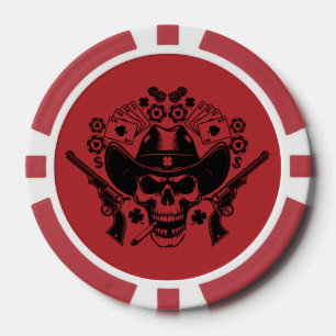 Lucky Poker Skull Pokerchips
