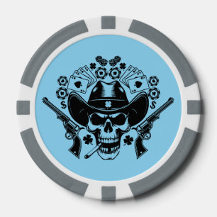Lucky Poker Skull Pokerchips