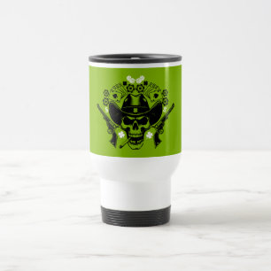 Lucky Poker Skull Reisebecher