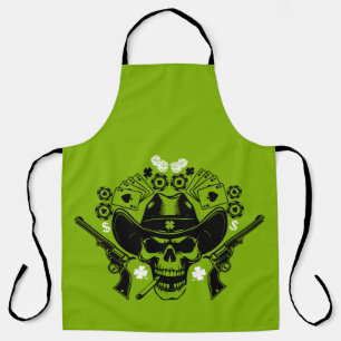 Lucky Poker Skull Schürze