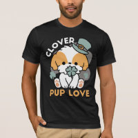 Lucky Pup mit Clover - St. Patrick's Day Gift